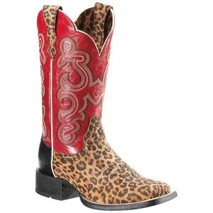 ISO Ariat QuickDraw Women’s Leopard Western Boots